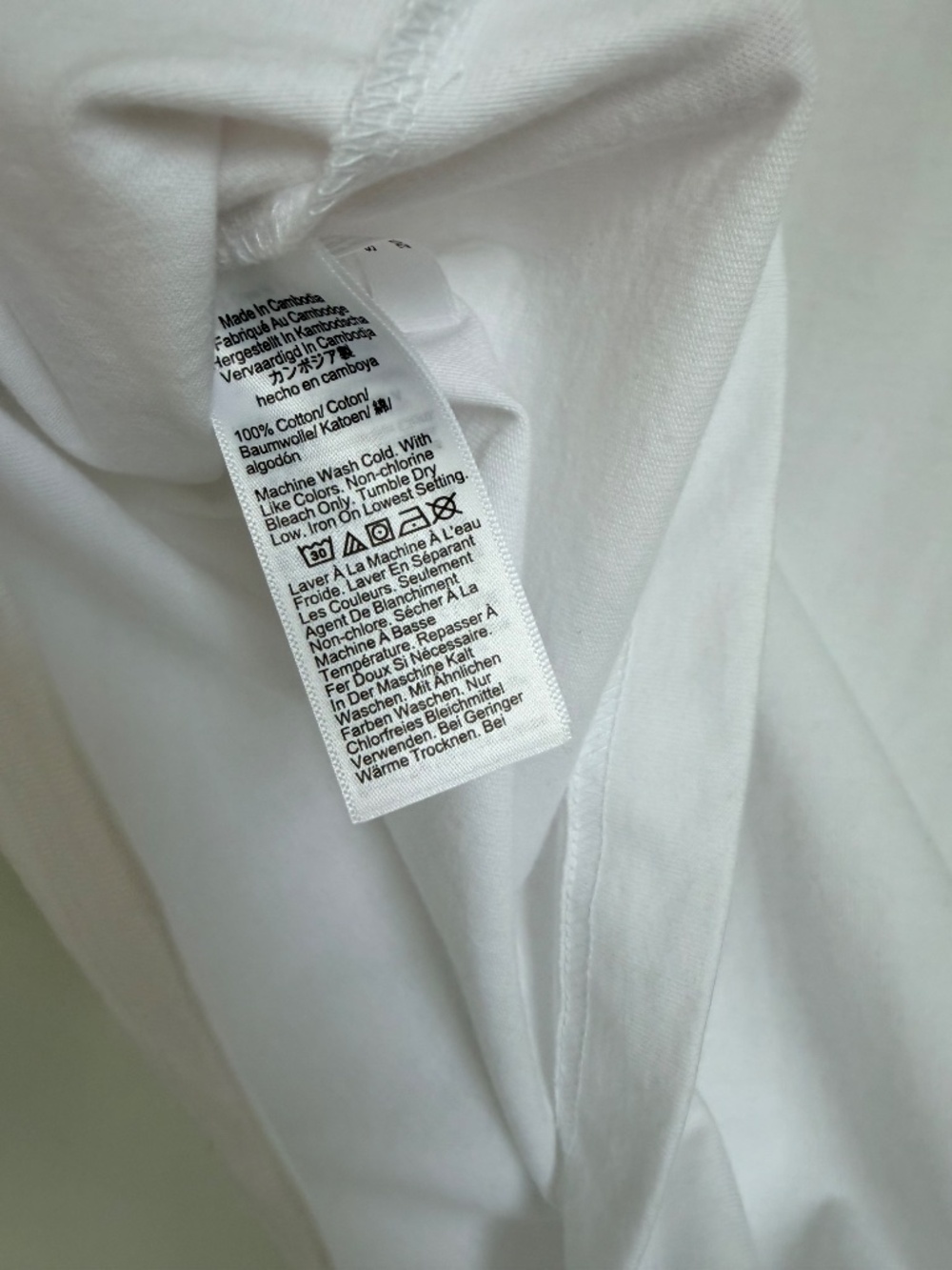NWT J.Crew White Boyfriend jersey relaxed cropped T-shirt SZ XXS - Picture 6 of 6